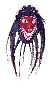 [Stylized black, white and red Mayo mask: 13k]